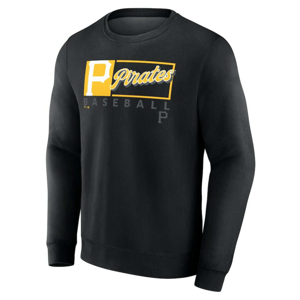 Pittsburgh Pirates Fanatics Focus Fleece Pullover Sweatshirt Discount