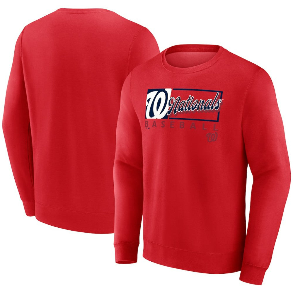 Washington Nationals Fanatics Focus Fleece Pullover Sweatshirt for sale