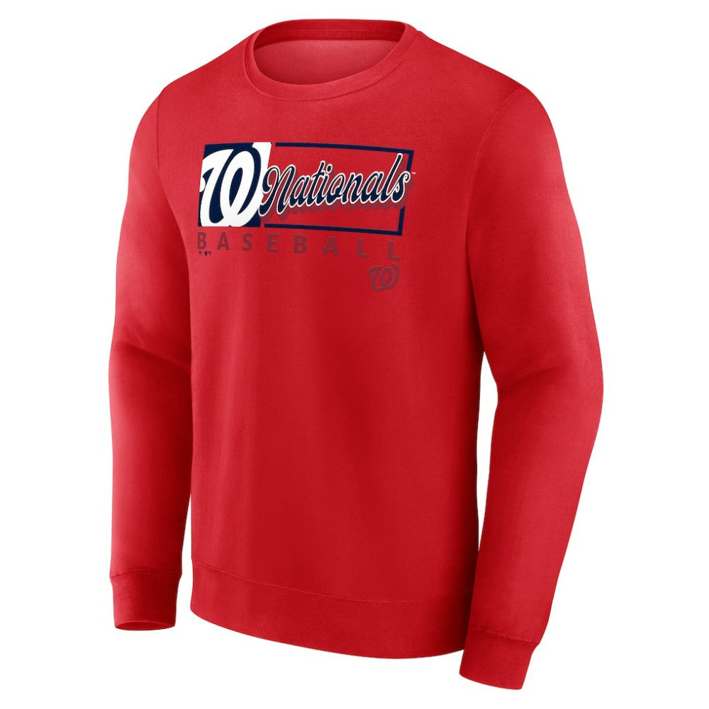 Washington Nationals Fanatics Focus Fleece Pullover Sweatshirt for sale