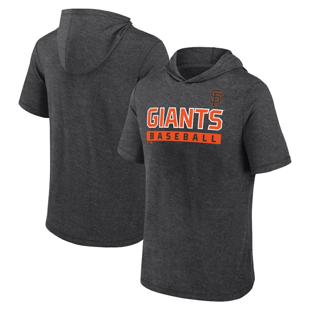 San Francisco Giants Fanatics Push Short Sleeve Pullover Hoodie Discount