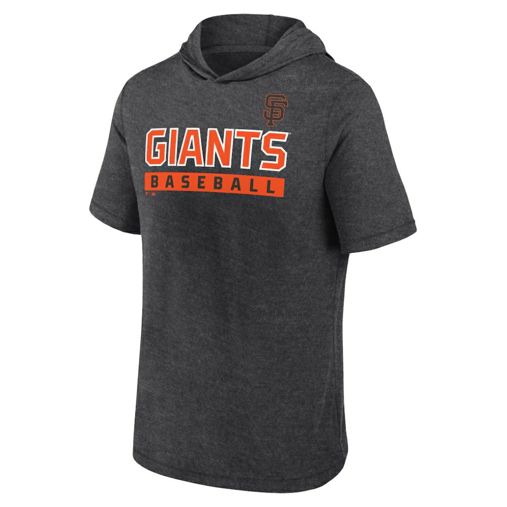 San Francisco Giants Fanatics Push Short Sleeve Pullover Hoodie Discount