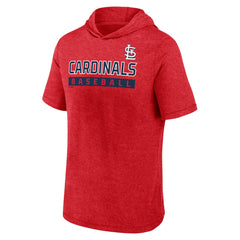 St. Louis Cardinals Fanatics Push Short Sleeve Pullover Hoodie Online
