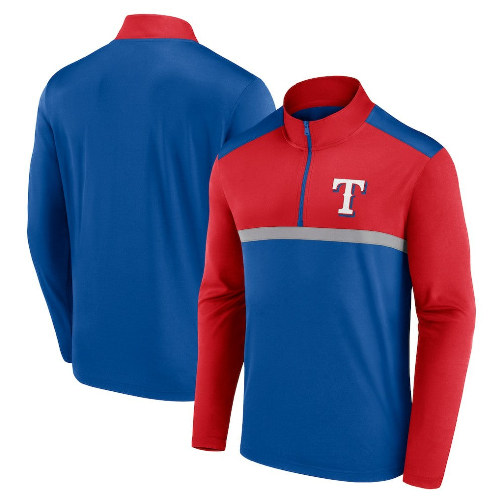 Texas Rangers Fanatics Unstoppable Quarter-Zip Top Outlet