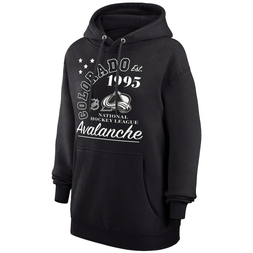 Colorado Avalanche Starter Arch City Team Graphic Fleece Pullover Hoodie - Black | NHL on sale