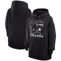 San Jose Sharks Starter Arch City Team Graphic Fleece Pullover Hoodie - Black | NHL sale