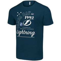 Tampa Bay Lightning Starter Arch City Team Graphic T-Shirt - Navy | NHL Lifestyle