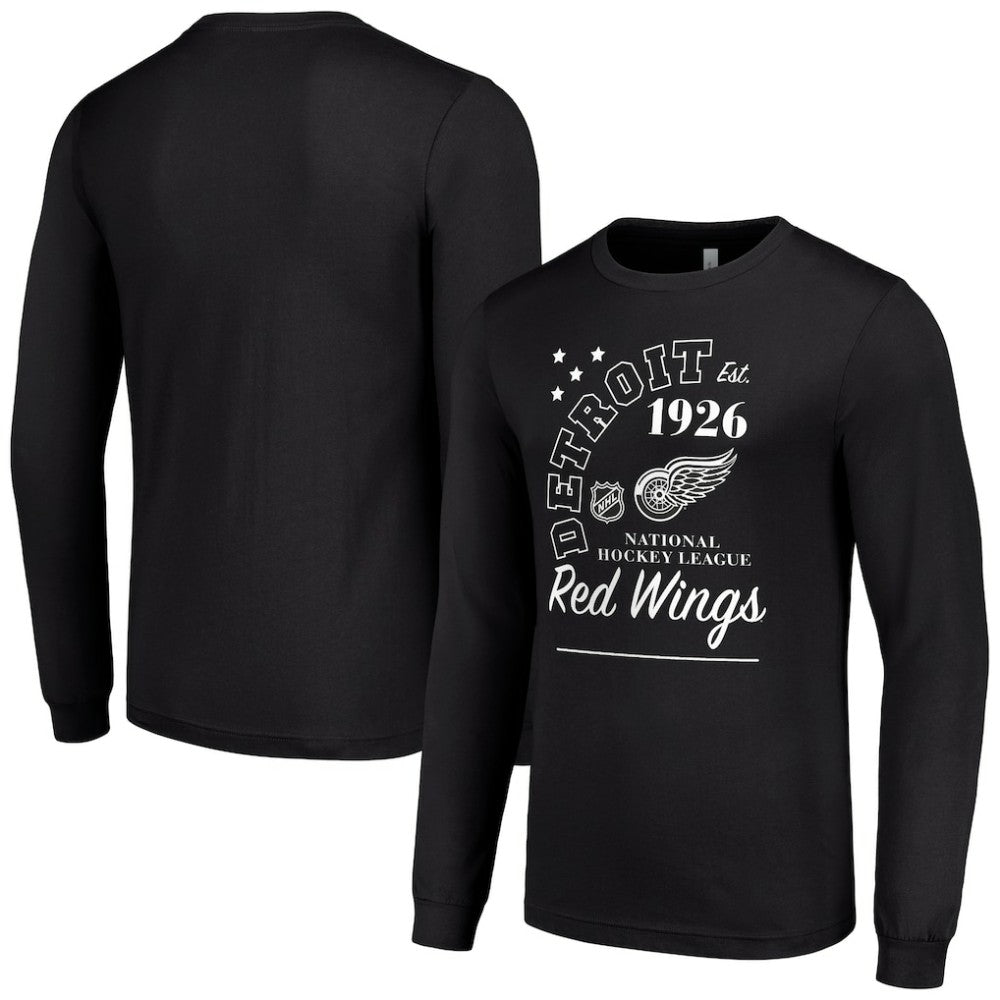 Detroit Red Wings Starter Arch City Theme Graphic Long Sleeve T-Shirt - Black | NHL near me