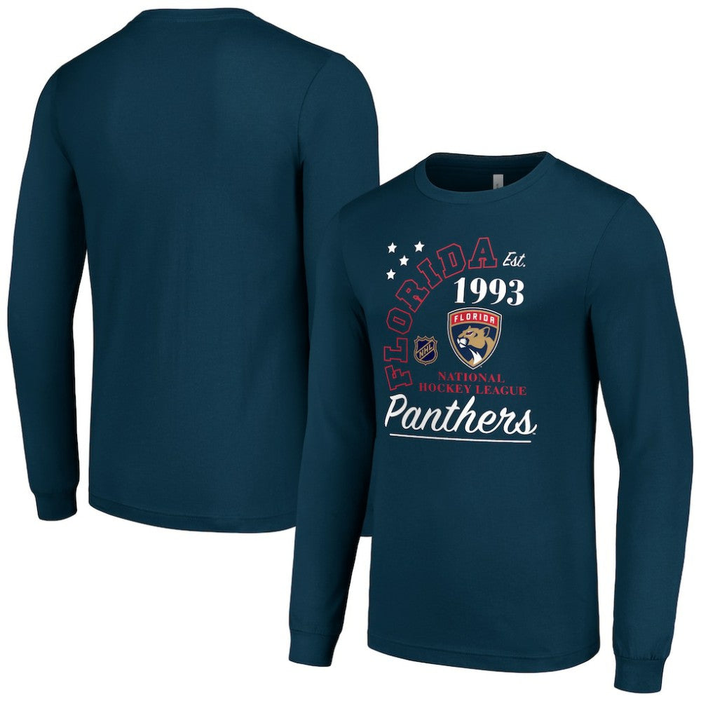 Florida Panthers Starter Arch City Theme Graphic Long Sleeve T-Shirt - Navy | NHL near me