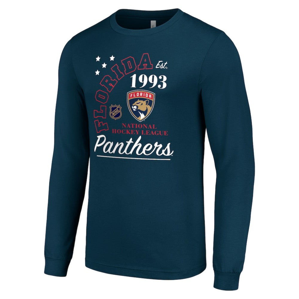 Florida Panthers Starter Arch City Theme Graphic Long Sleeve T-Shirt - Navy | NHL near me