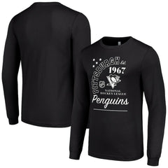 Pittsburgh Penguins Starter Arch City Theme Graphic Long Sleeve T-Shirt - Black | NHL sale