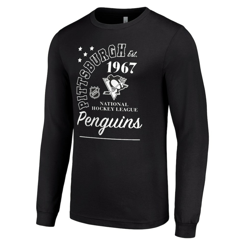 Pittsburgh Penguins Starter Arch City Theme Graphic Long Sleeve T-Shirt - Black | NHL sale