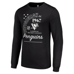 Pittsburgh Penguins Starter Arch City Theme Graphic Long Sleeve T-Shirt - Black | NHL sale