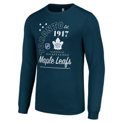 Toronto Maple Leafs Starter Arch City Theme Graphic Long Sleeve T-Shirt - Navy | NHL online