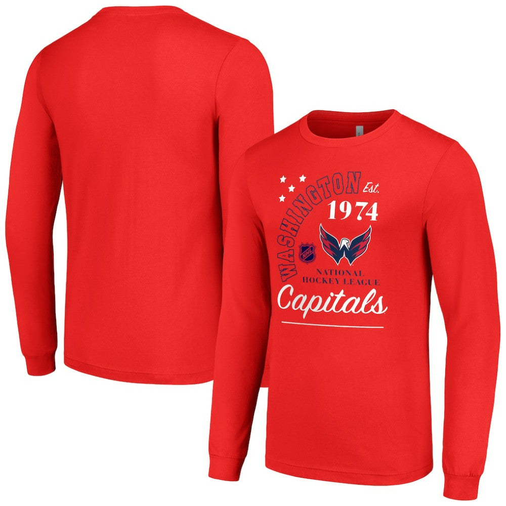 Washington Capitals Starter Arch City Theme Graphic Long Sleeve T-Shirt - Red | NHL near me