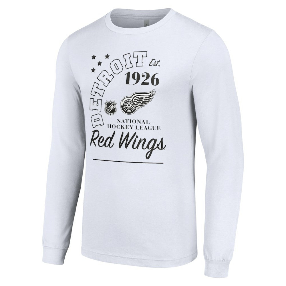 Detroit Red Wings Starter Arch City Theme Graphic Long Sleeve T-Shirt - White | NHL online