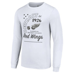 Detroit Red Wings Starter Arch City Theme Graphic Long Sleeve T-Shirt - White | NHL online