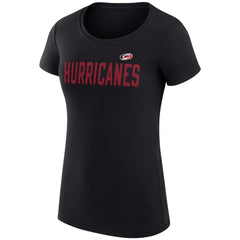 Carolina Hurricanes G-III 4Her by Carl Banks Women's Super-Slim Fit Lightweight Dot Print Team T-Shirt - Black | NHL online