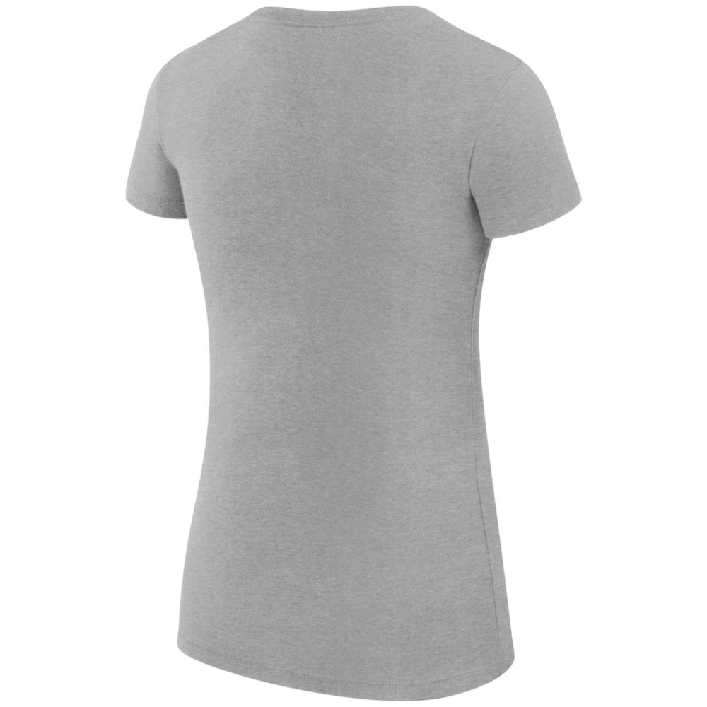 Seattle Kraken G-III 4Her by Carl Banks Women's Super-Slim Fit Lightweight Dot Print Team T-Shirt - Heather Gray | NHL Lifestyle