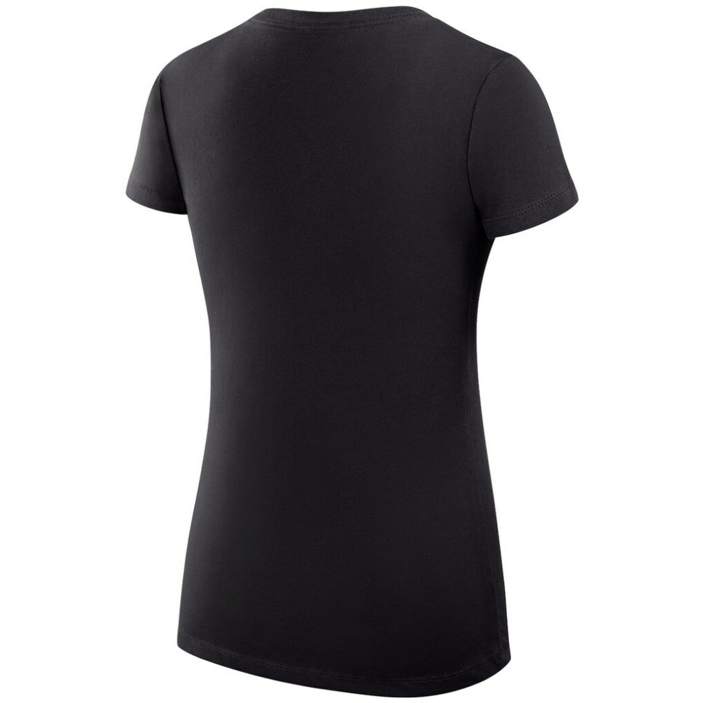 Philadelphia Flyers G-III 4Her by Carl Banks Women's Super-Slim Fit Lightweight Dot Print Team V-Neck T-Shirt - Black | NHL Lifestyle