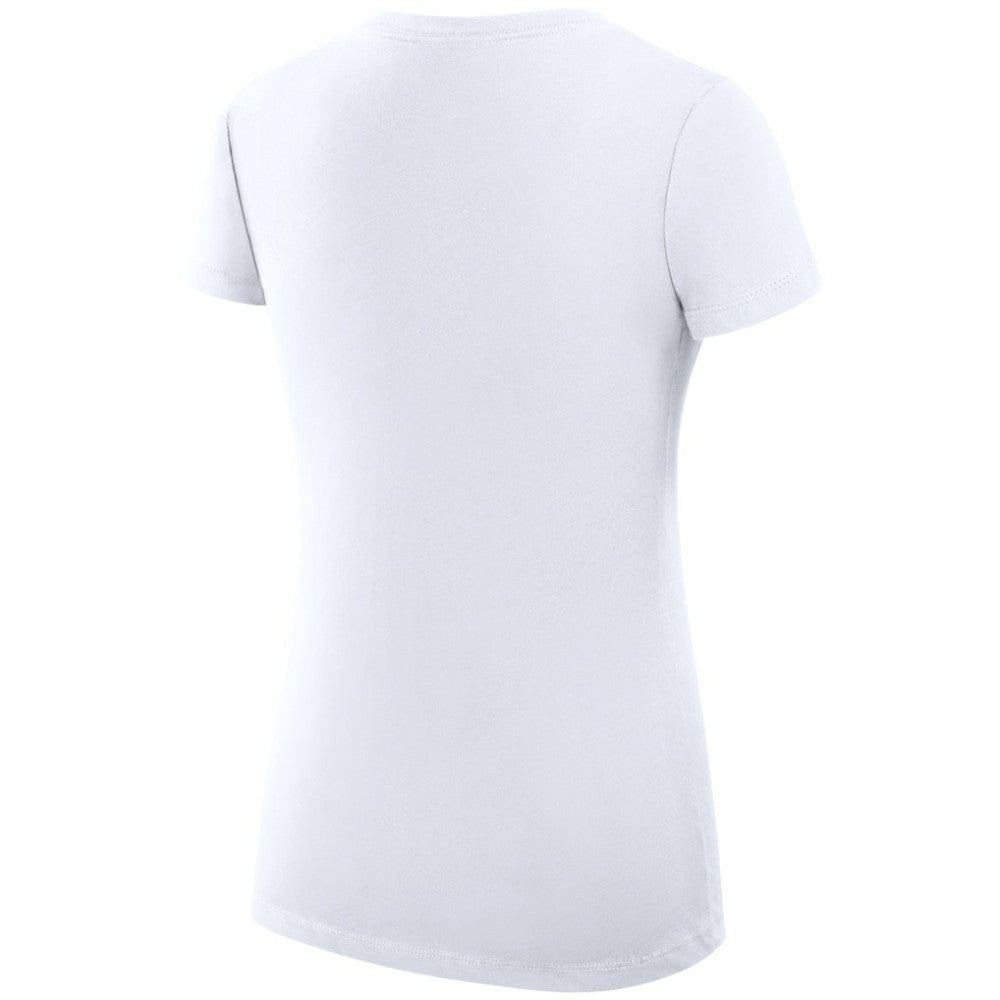 Anaheim Ducks G-III 4Her by Carl Banks Women's Super-Slim Fit Lightweight Dot Print Team V-Neck T-Shirt - White | NHL discount