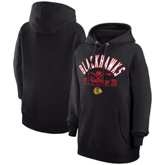 Chicago Blackhawks Starter Puck Pullover Hoodie - Black | NHL on sale