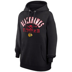 Chicago Blackhawks Starter Puck Pullover Hoodie - Black | NHL on sale