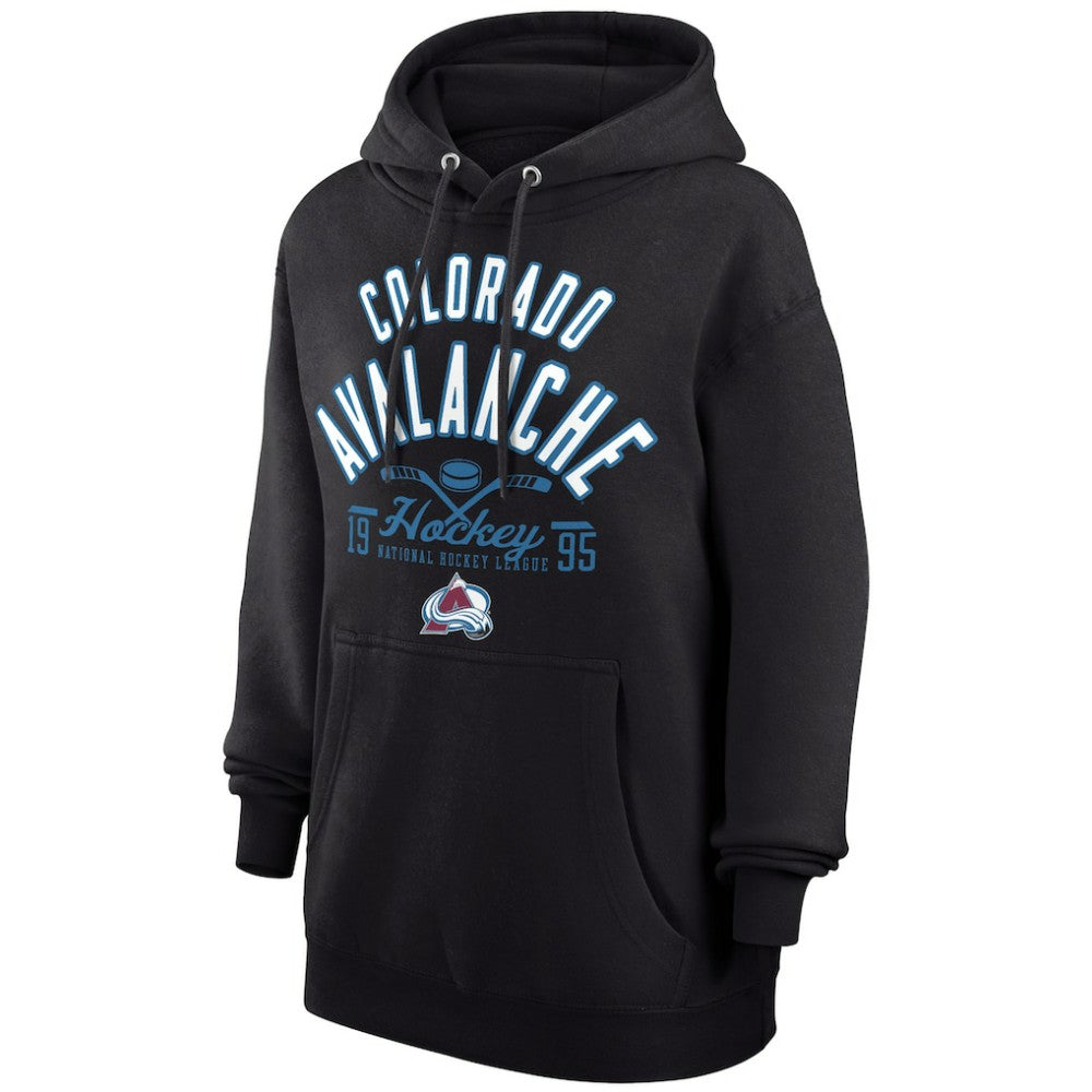Colorado Avalanche Starter Puck Pullover Hoodie - Black | NHL discount