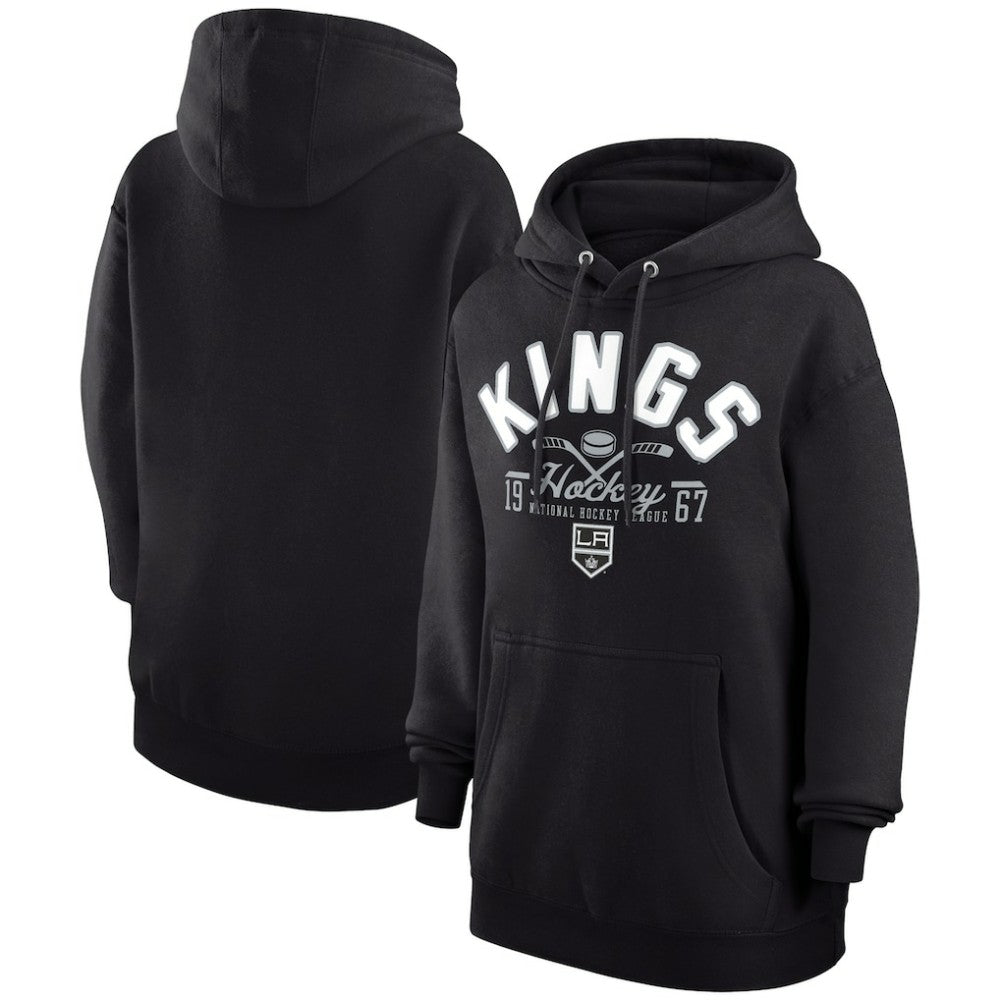 Los Angeles Kings Starter Puck Pullover Hoodie - Black | NHL discount