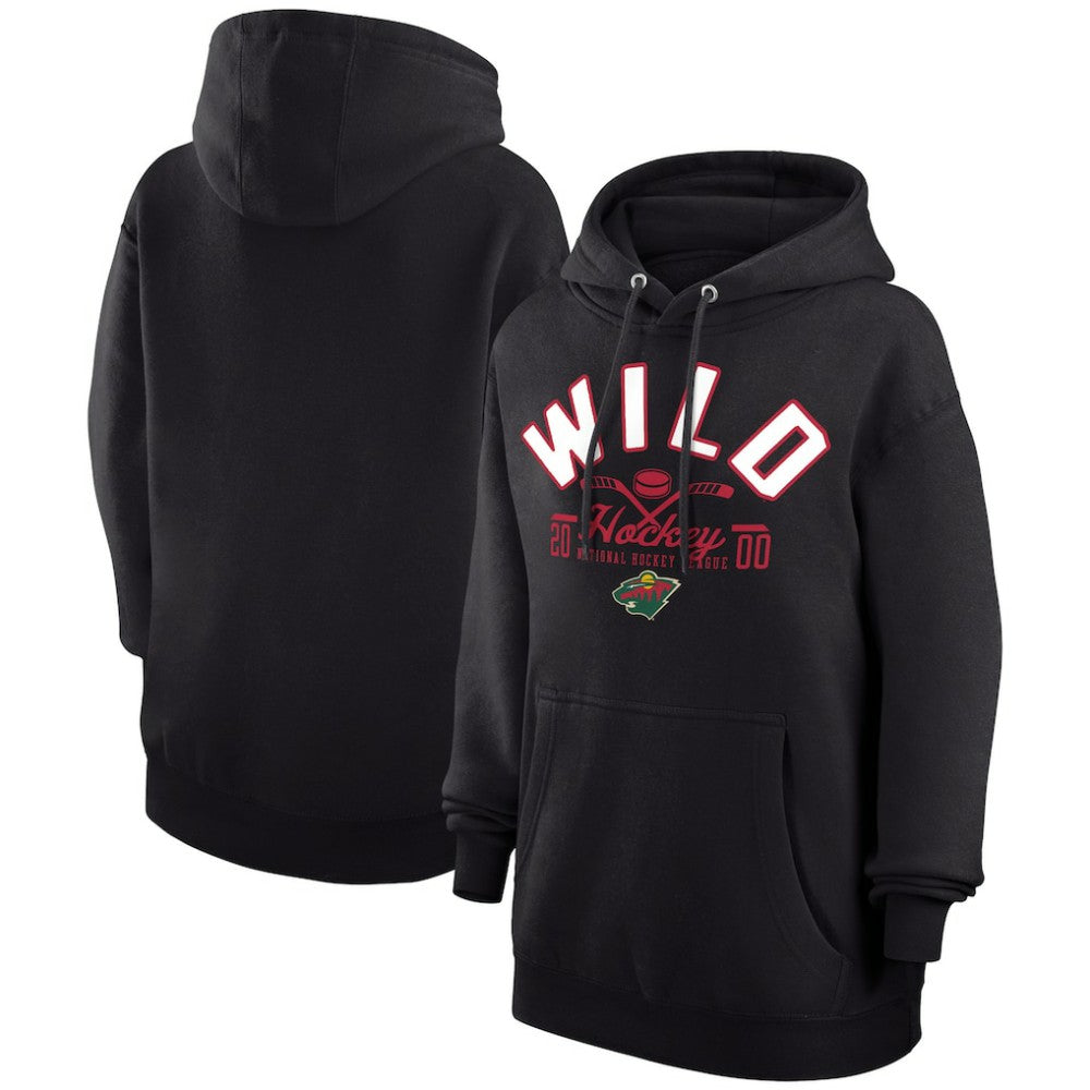 Minnesota Wild Starter Puck Pullover Hoodie - Black | NHL on sale