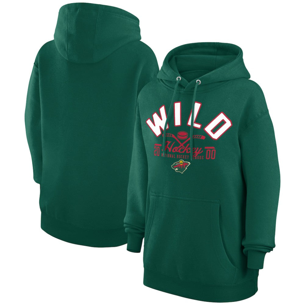 Minnesota Wild Starter Puck Pullover Hoodie - Green | NHL Clearance
