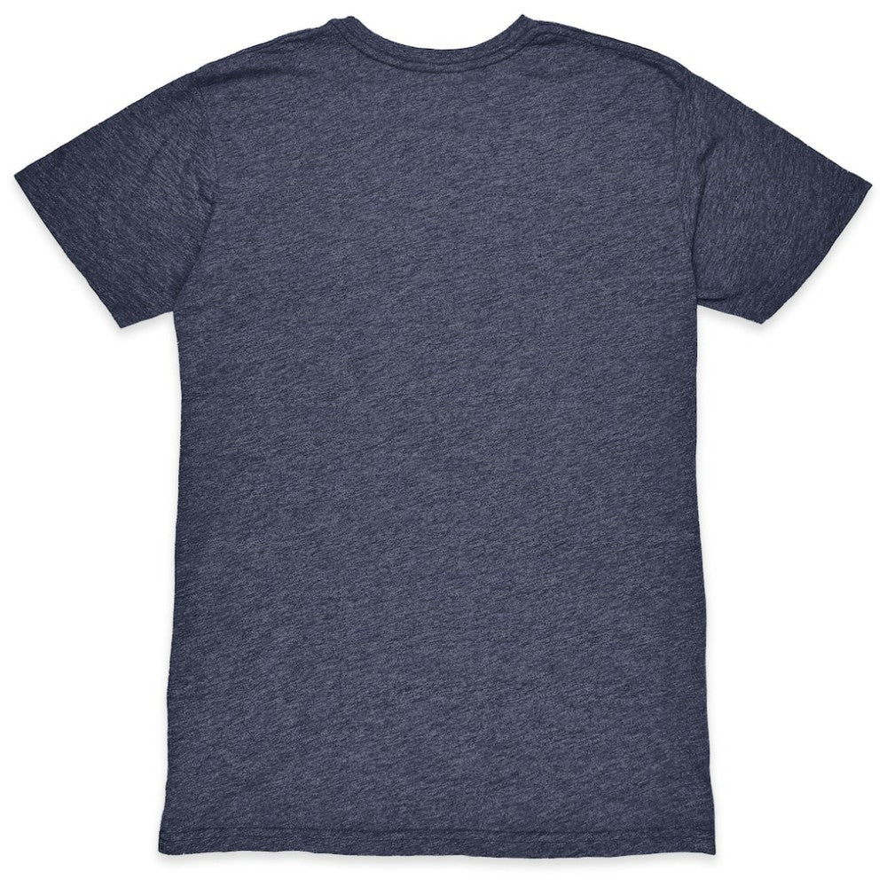Manchester City Color Crest Twisted Tri-Blend T-Shirt Heather Navy