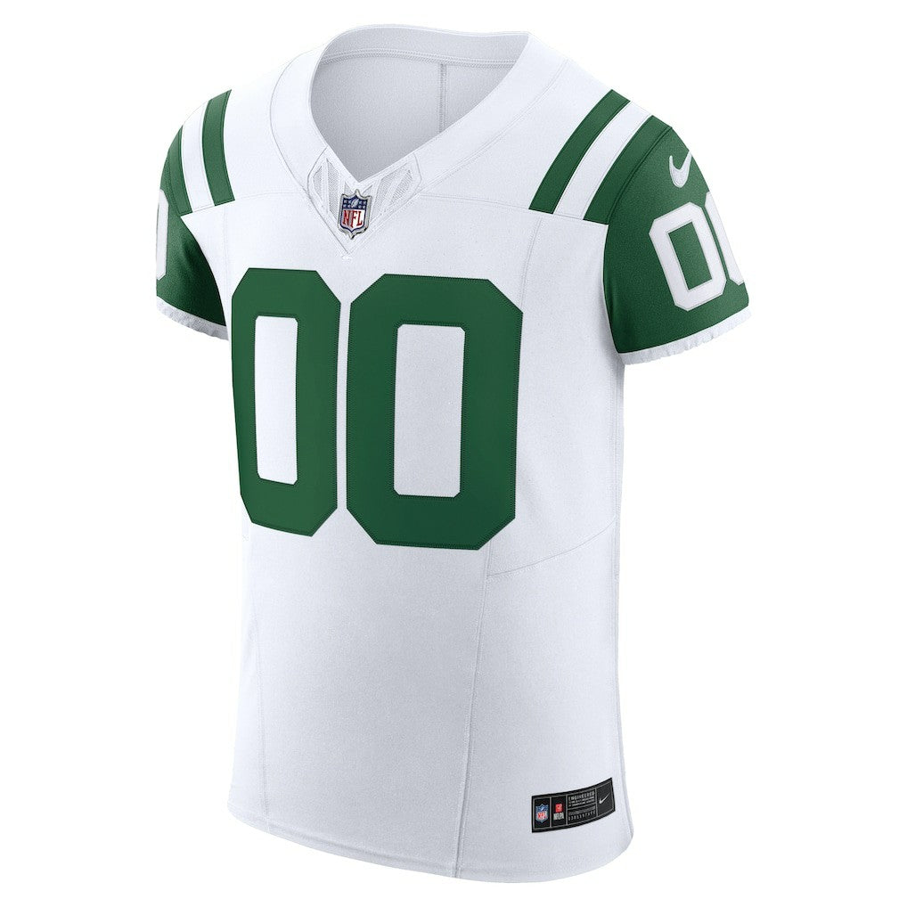 New York Jets Vapor F.U.S.E. Elite Custom Jersey - White - Nike