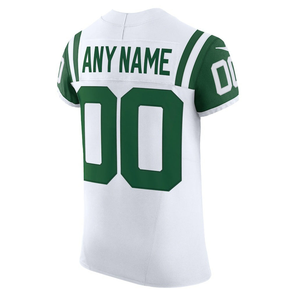 New York Jets Vapor F.U.S.E. Elite Custom Jersey - White - Nike