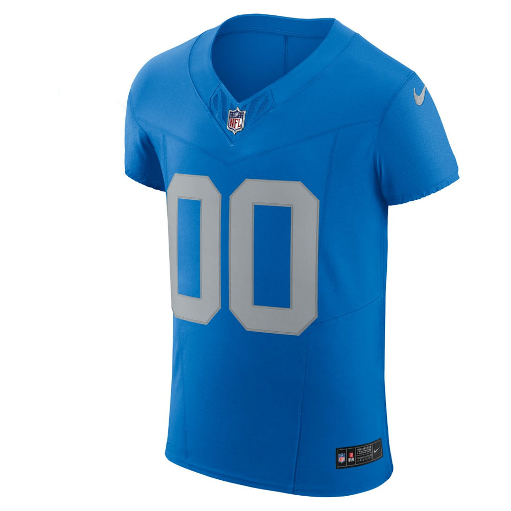 Detroit Lions Alternate Vapor F.U.S.E. Elite Custom Jersey - Blue - Nike