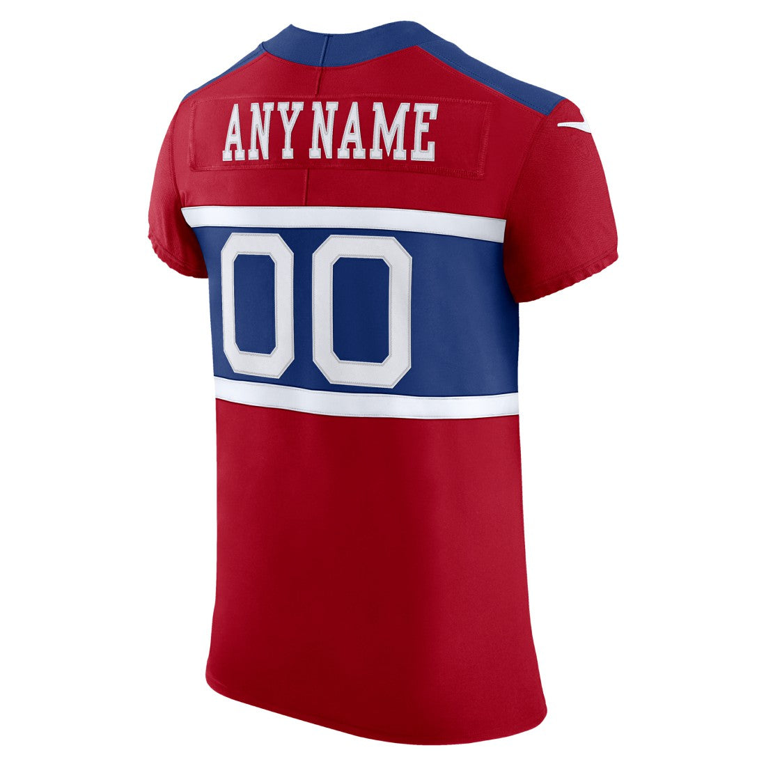New York Giants Alternate Vapor F.U.S.E. Elite Custom Jersey - Red - Nike