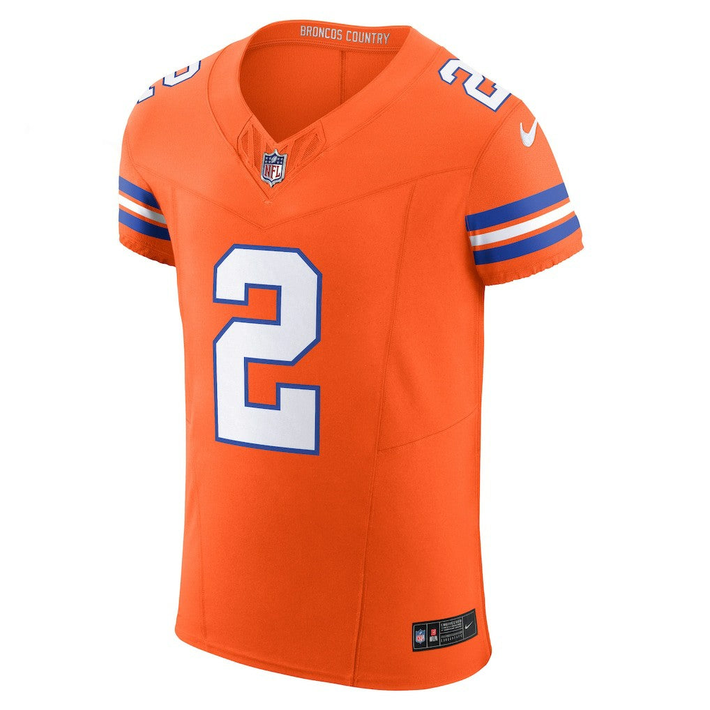 Patrick Surtain II Denver Broncos Vapor F.U.S.E. Elite Jersey Vapor F.U.S.E. Elite Jersey - Orange - Nike