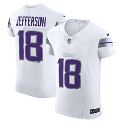 Justin Jefferson Minnesota Vikings Alternate Vapor F.U.S.E. Elite Player Jersey - White - Nike