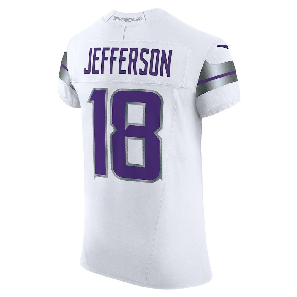 Justin Jefferson Minnesota Vikings Alternate Vapor F.U.S.E. Elite Player Jersey - White - Nike