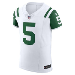 Garrett Wilson New York Jets Classic Alternate Vapor F.U.S.E. Elite Jersey - White - Nike