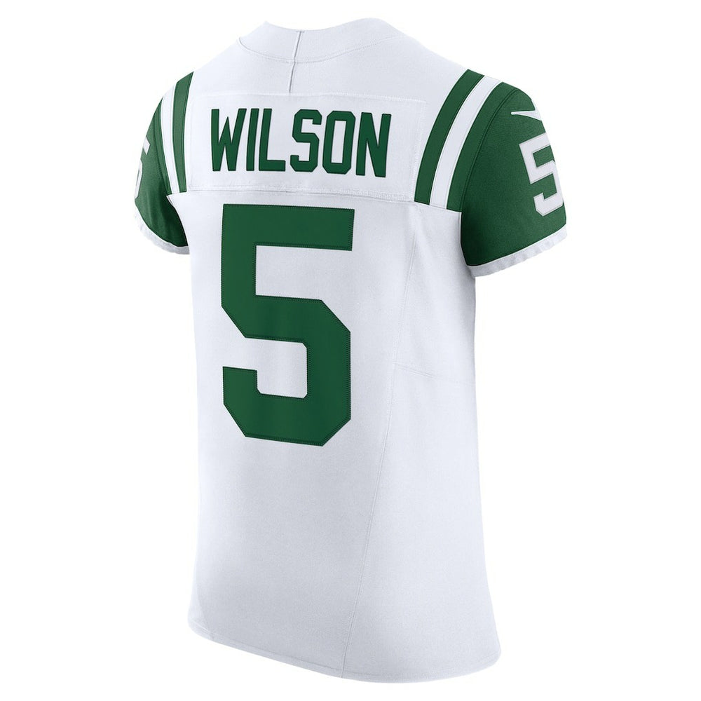 Garrett Wilson New York Jets Classic Alternate Vapor F.U.S.E. Elite Jersey - White - Nike