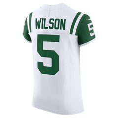 Garrett Wilson New York Jets Classic Alternate Vapor F.U.S.E. Elite Jersey - White - Nike