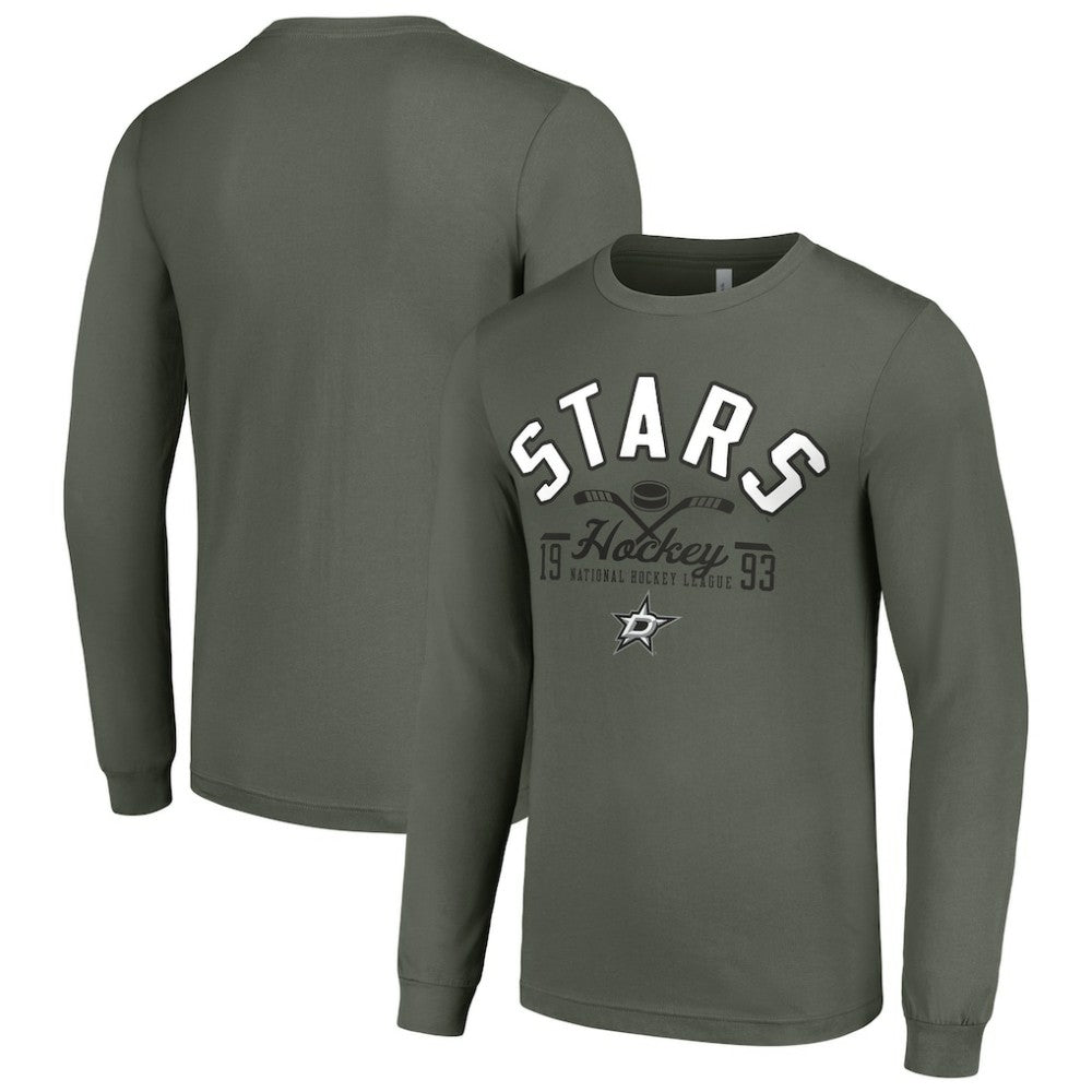 Dallas Stars Starter Puck Long Sleeve T-Shirt - Green | NHL on sale