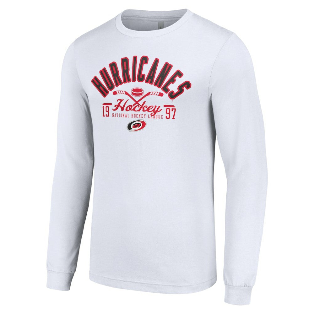 Carolina Hurricanes Starter Puck Long Sleeve T-Shirt - White | NHL discount