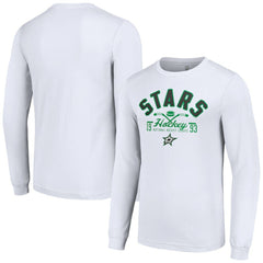 Dallas Stars Starter Puck Long Sleeve T-Shirt - White | NHL sale