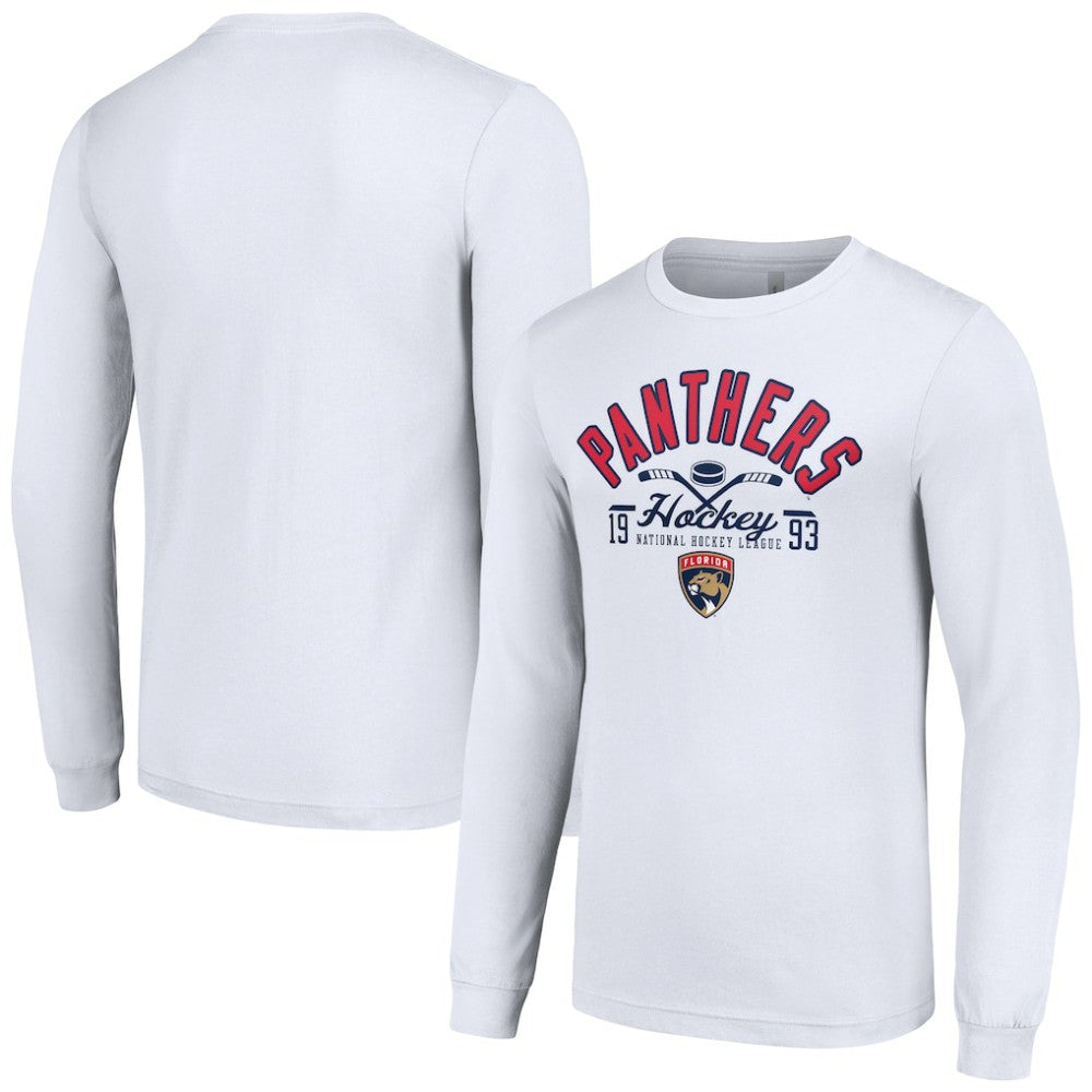 Florida Panthers Starter Puck Long Sleeve T-Shirt - White | NHL discount
