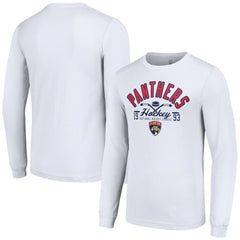 Florida Panthers Starter Puck Long Sleeve T-Shirt - White | NHL discount