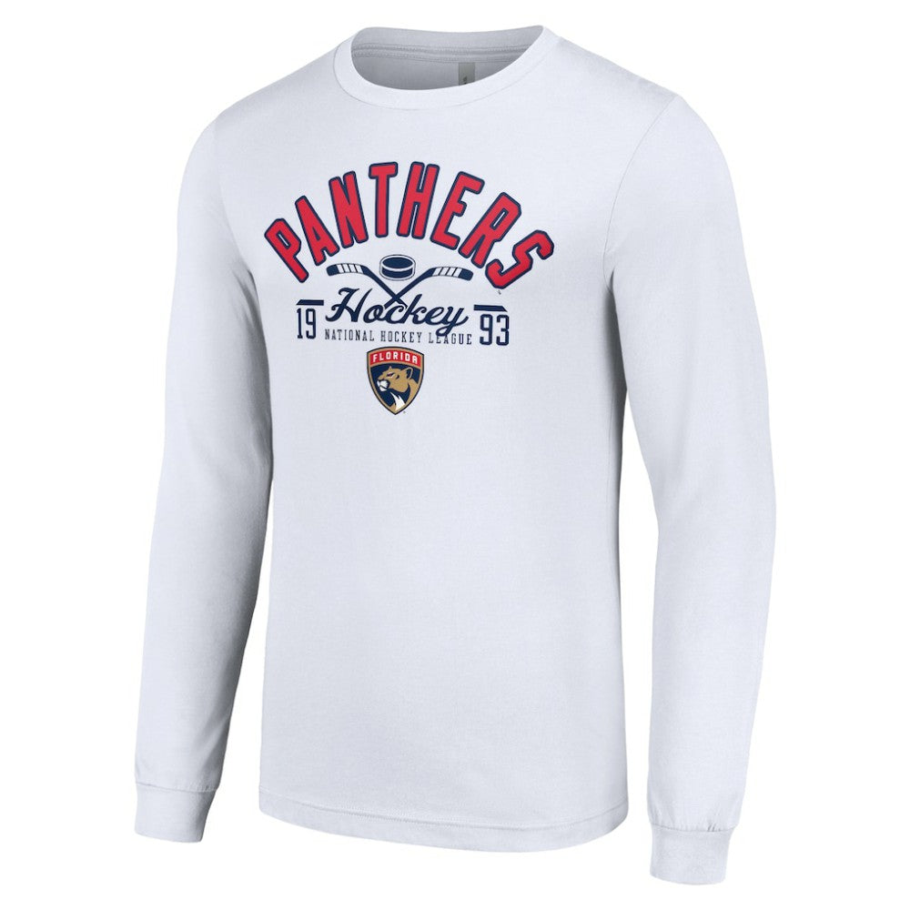 Florida Panthers Starter Puck Long Sleeve T-Shirt - White | NHL discount