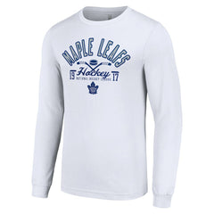 Toronto Maple Leafs Starter Puck Long Sleeve T-Shirt - White | NHL discount