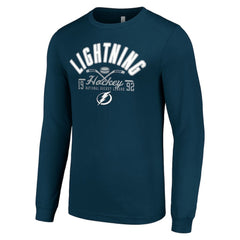 Tampa Bay Lightning Starter Puck Long Sleeve T-Shirt - Navy | NHL near me