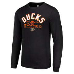 Anaheim Ducks Starter Puck Long Sleeve T-Shirt - Black | NHL online